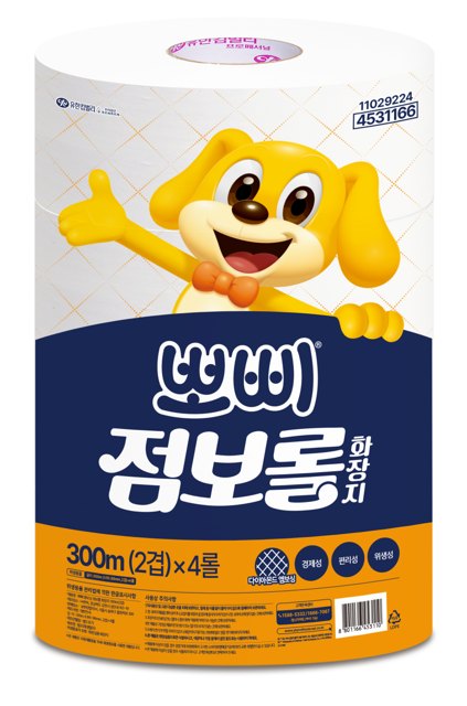 뽀삐 엠보싱 점보롤 화장지 300m