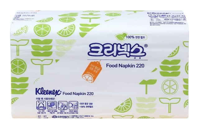 크리넥스 냅킨 프리미엄 220매